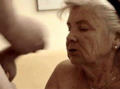 Very Old Woman Cum in Mouth